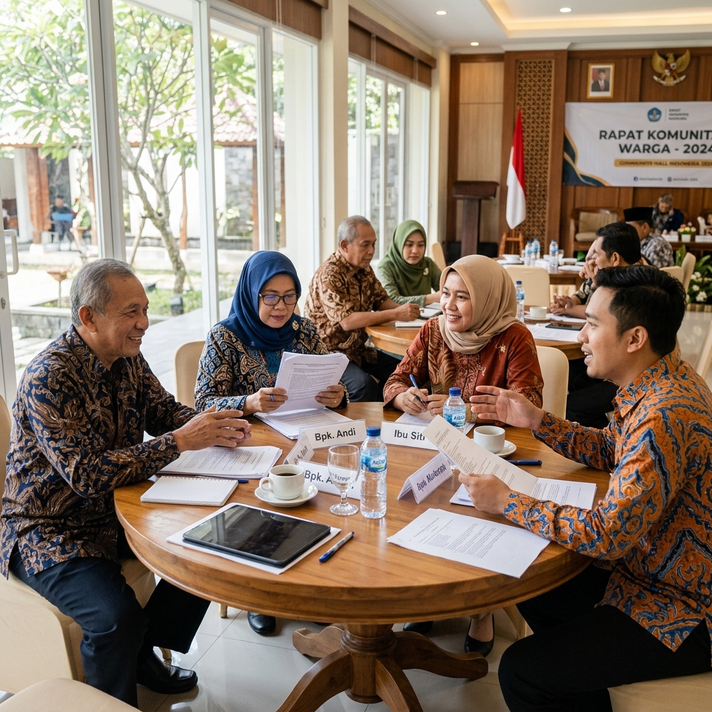 Rapat Evaluasi Program Bulanan